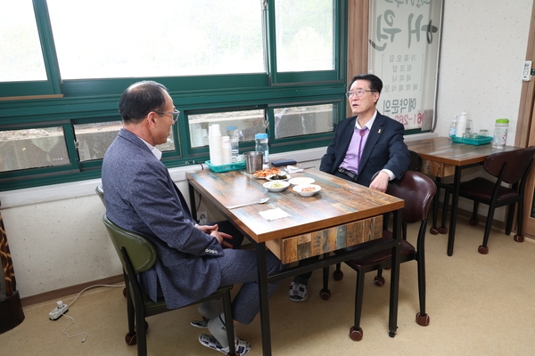 2024.04.16   실과장 오찬 면담(주민복지과 김영수 과장) 2