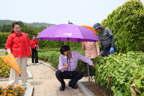 2024.06.24_압해읍 분재정원 현장점검 4