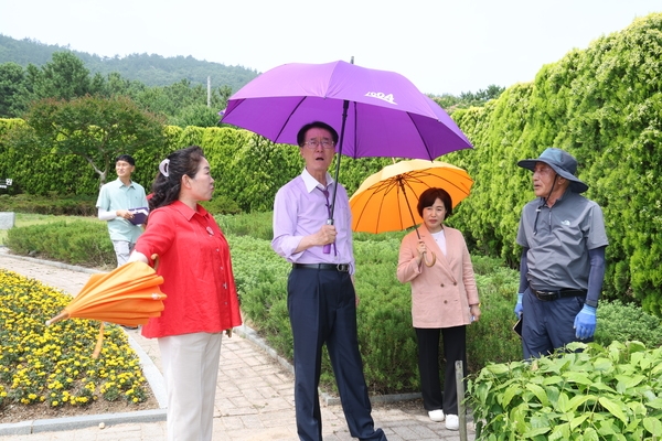 2024.06.24_압해읍 분재정원 현장점검 5