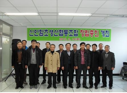 신안군, 최초 신안함초생산자협동조합 탄생 1