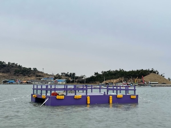 신안군, 전국 최초 해양쓰레기 알루미늄 선상집하장 설치..
